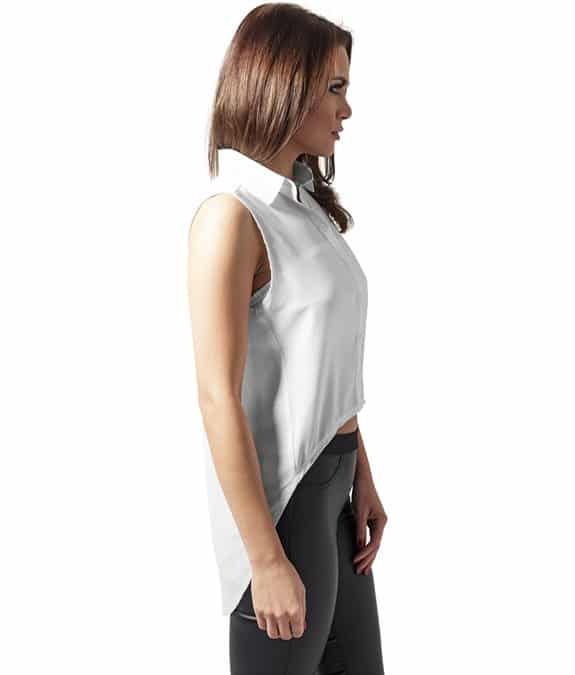 Ladies HiLo Sleeveless Blouse offwhite 3